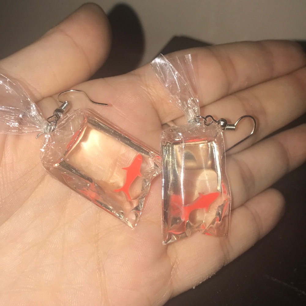 Goldfish earrings